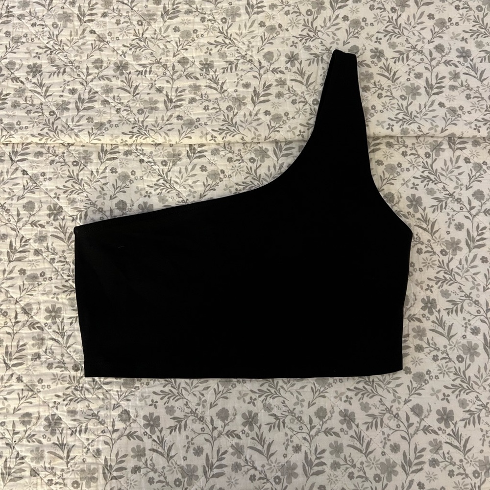 Zara One Shoulder Crop Top